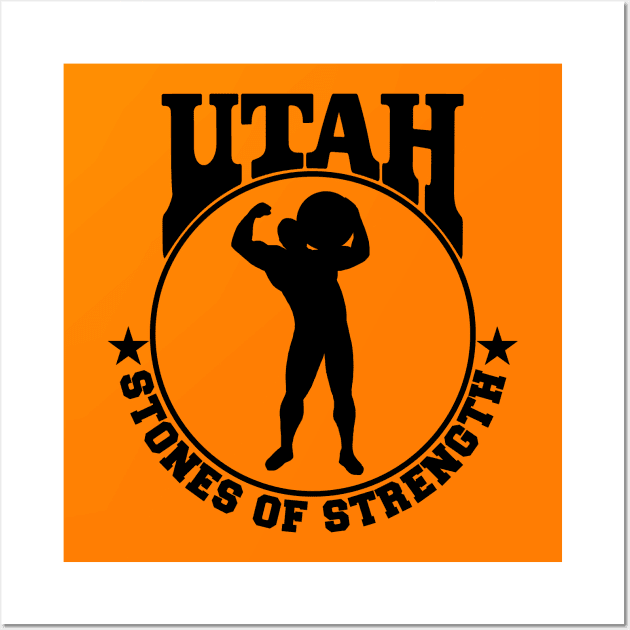 Utah Stones of Strength Wall Art by Ruiz Combat Grappling